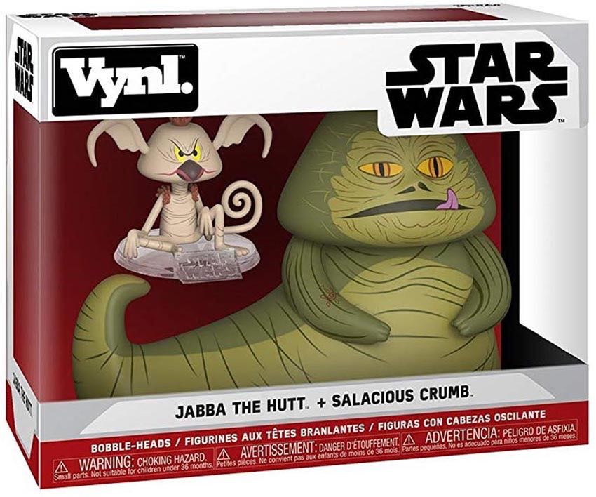 Jabba the Hutt E Salacious Crumb - Star Wars - 2 Pack - Funko Vynl - Funko Pop - Star Wars vinyl figure collectible [Barcode 889698318501] - Main Image 2