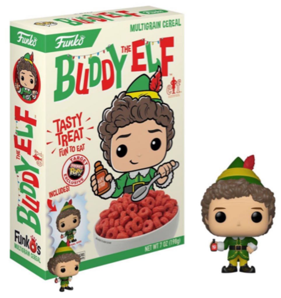 Buddy the Elf FunkO’s Cereal - Elf vinyl figure collectible [Barcode 889698353519] - Main Image 2