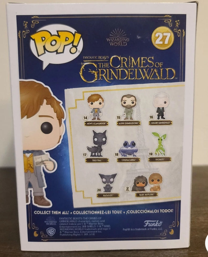 Newt Scamander LISTED - Harry Potter vinyl figure collectible [Barcode 889698354394] - Main Image 3