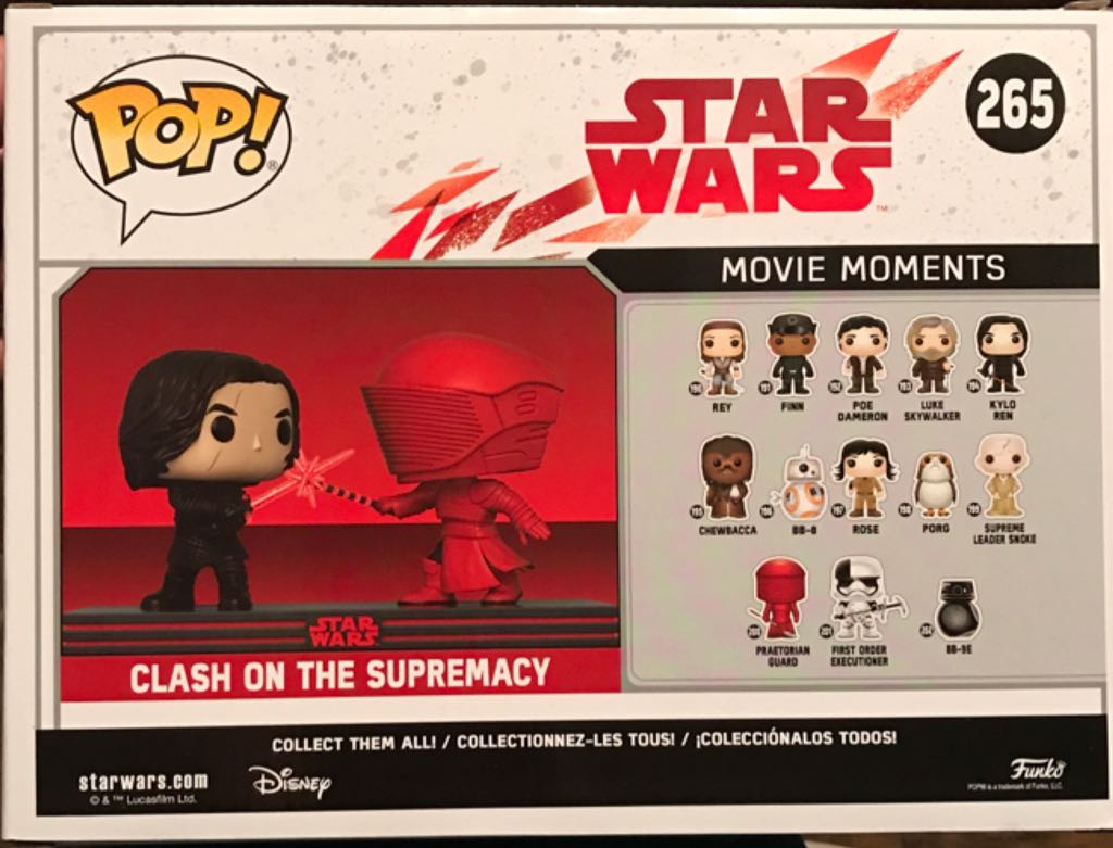 # 265 Clash on the Supremacy - Star Wars vinyl figure collectible [Barcode 889698325592] - Main Image 2