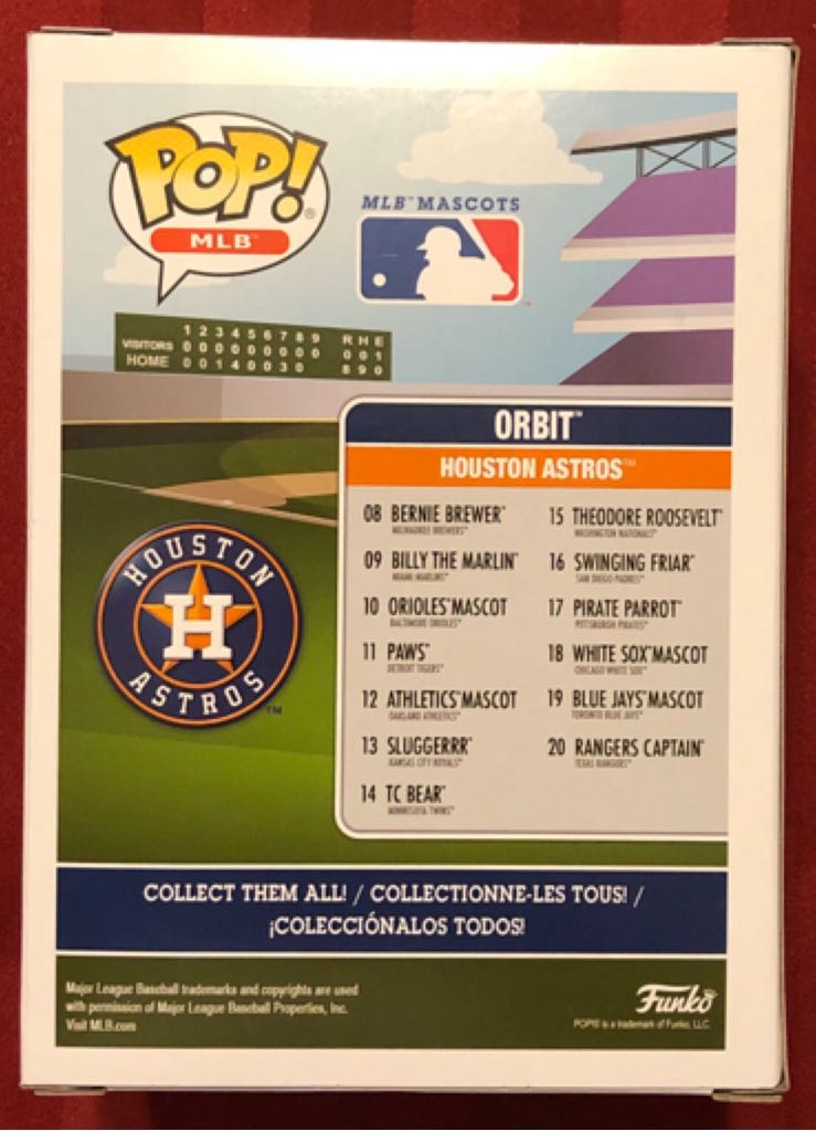 Orbit 2019 - MLB vinyl figure collectible [Barcode 889698387262] - Main Image 2