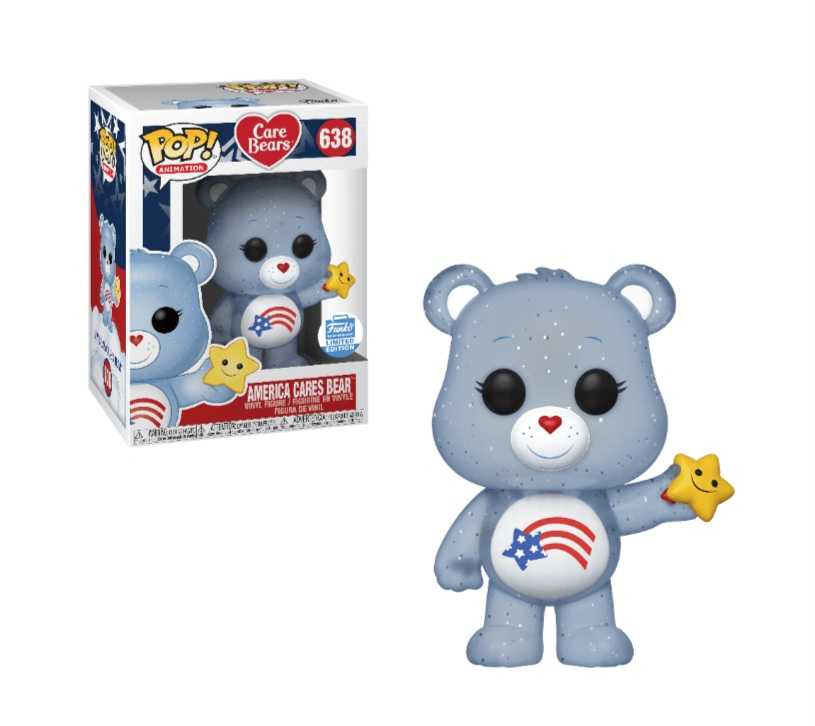 Care Bears -638- America Cares Bear - Funko vinyl figure collectible [Barcode 889698401951] - Main Image 3