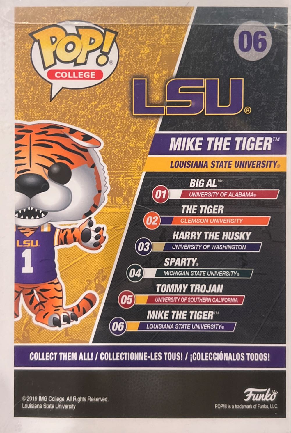 Mike the Tiger - Funko vinyl figure collectible [Barcode 889698428606] - Main Image 3