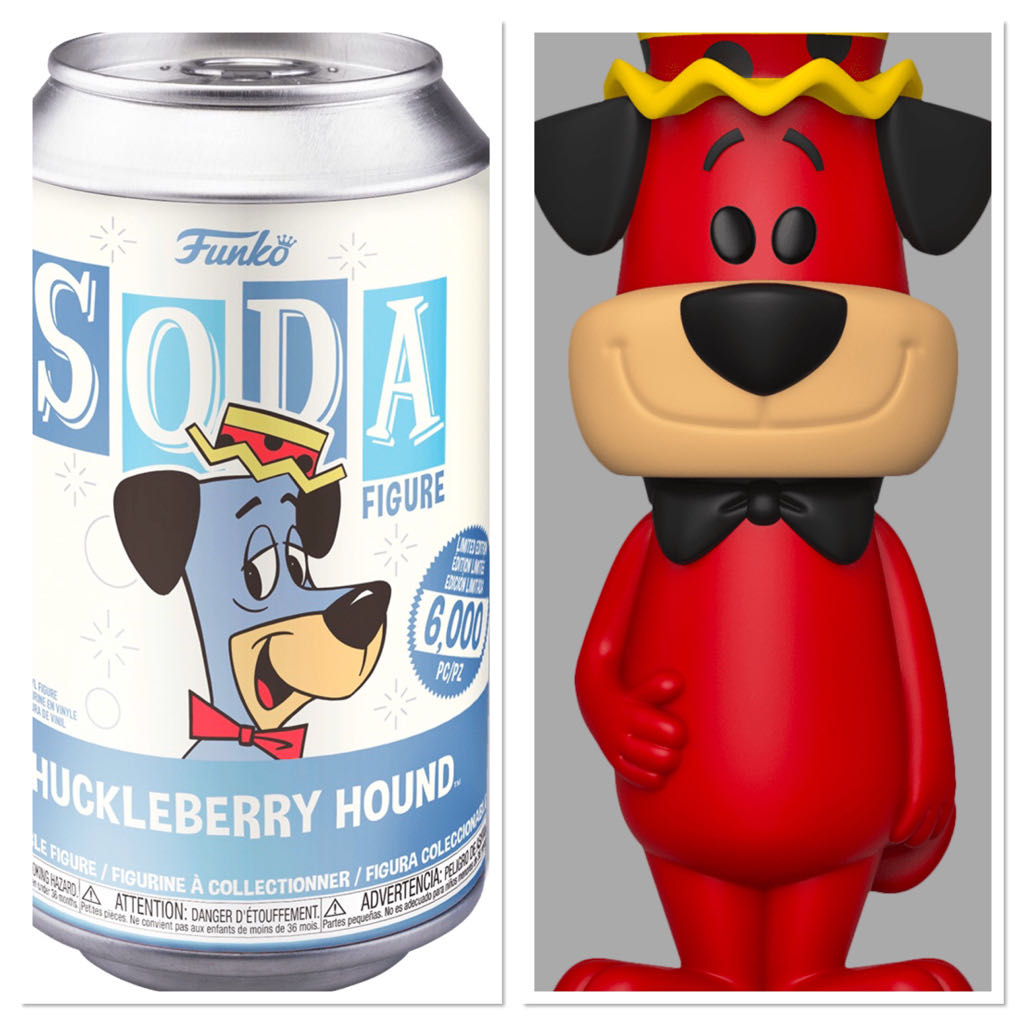 Huckleberry Hound - FUNKOPOP - Funko Vinyl Soda - Hanna-Barbera vinyl figure collectible [Barcode 889698459556] - Main Image 2