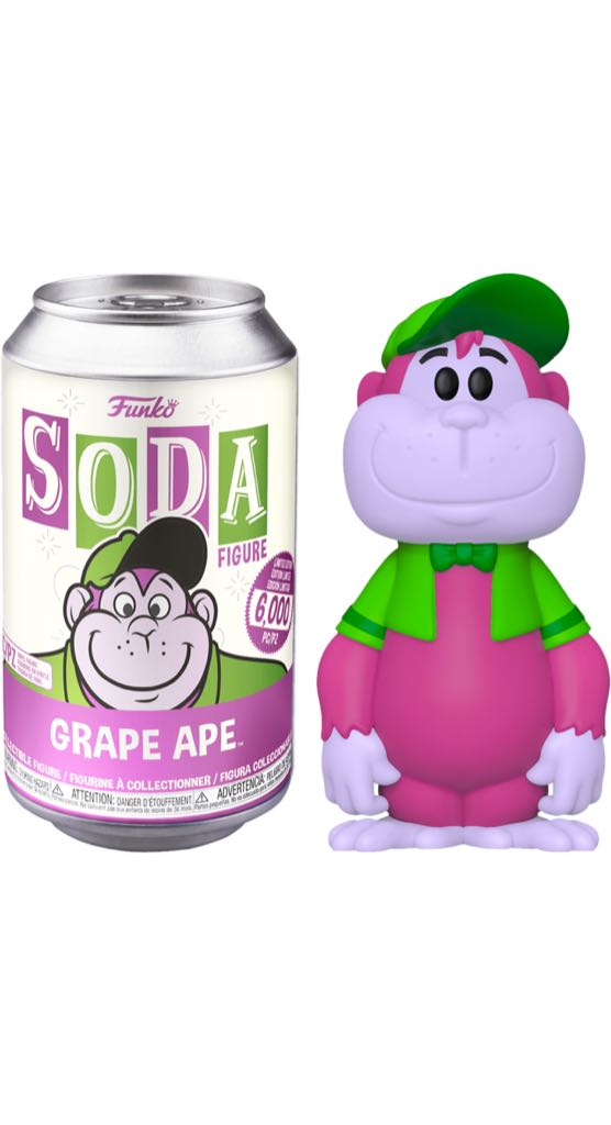 Grape Ape - Hanna-Barbera vinyl figure collectible [Barcode 889698459624] - Main Image 2