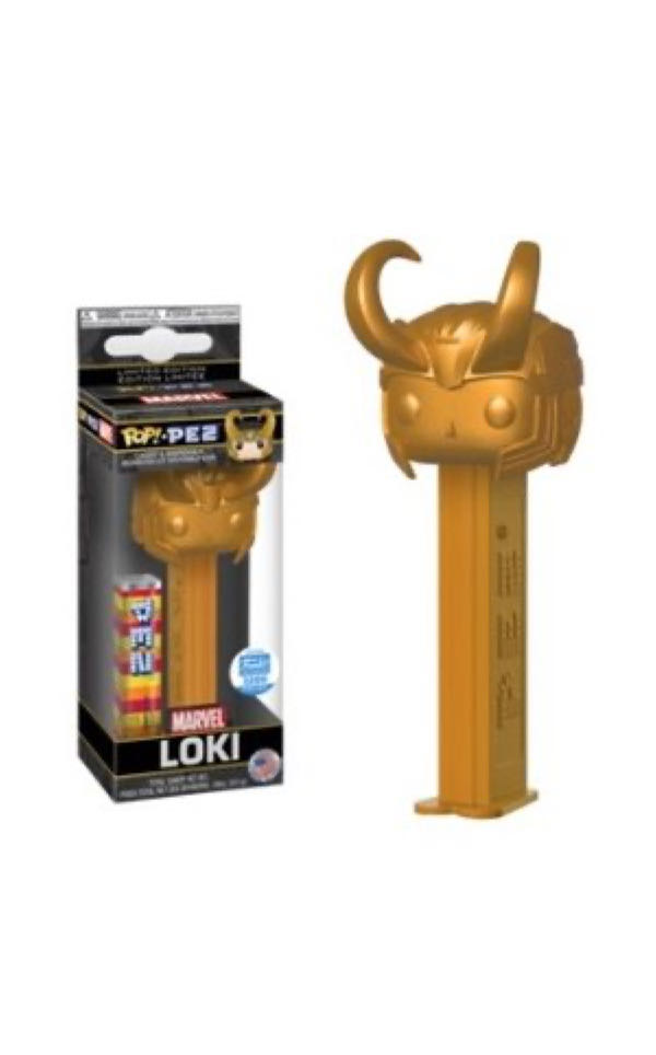 Loki (Pez) (Gold) - Thor vinyl figure collectible [Barcode 889698369114] - Main Image 2