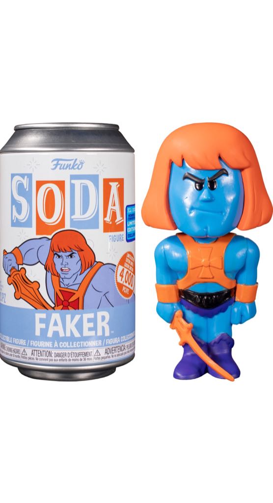 Faker Funko Vynal Soda  - Masters of the Universe vinyl figure collectible [Barcode 889698459730] - Main Image 2
