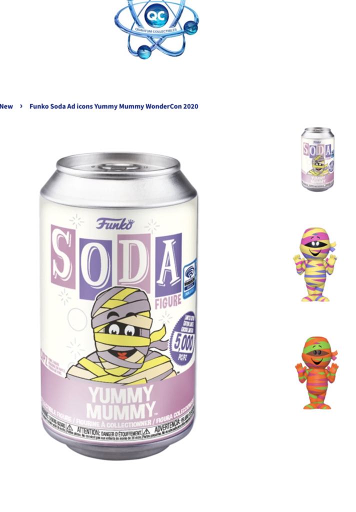 Yummy Mummy - General Mills vinyl figure collectible [Barcode 889698459778] - Main Image 2