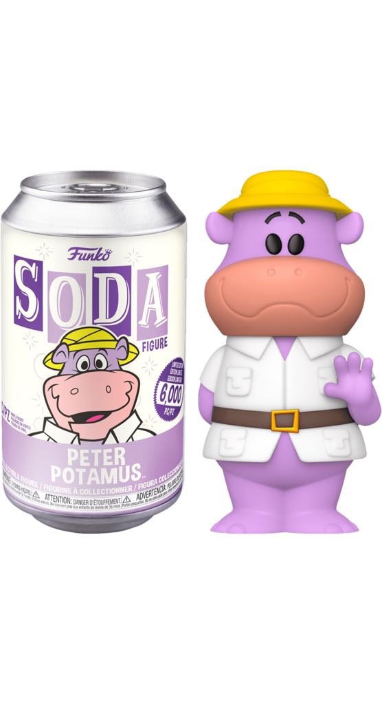 Peter Potamus - Hanna Barbera - The Peter Potamus Show - FUNKOPOP - Funko Vinyl Soda - Hanna-Barbera vinyl figure collectible [Barcode 889698459686] - Main Image 2