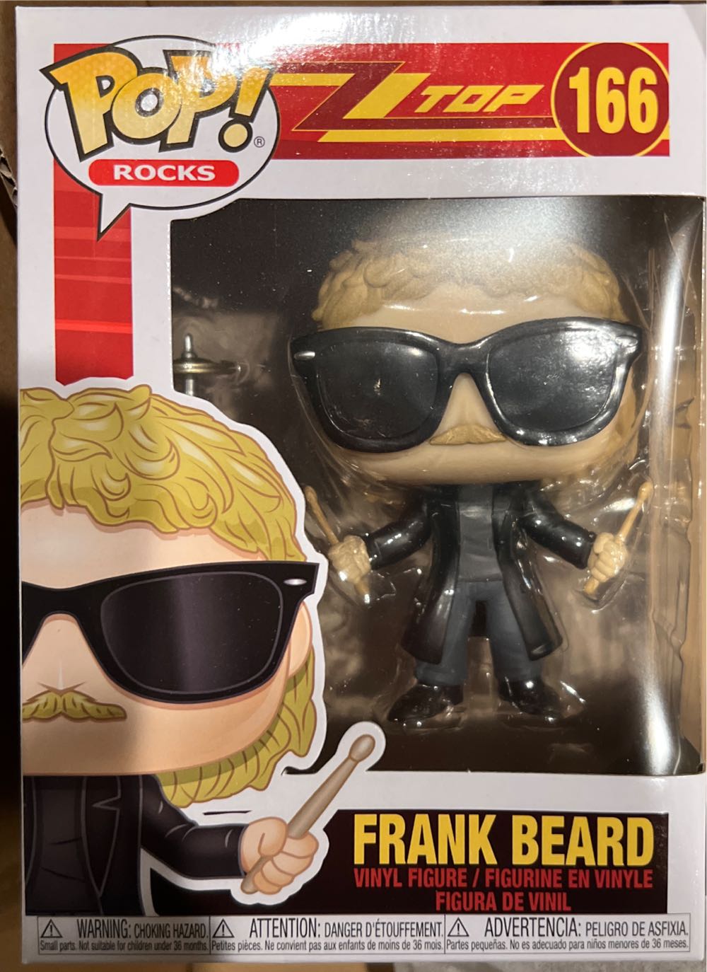 Frank Beard - Musicians vinyl figure collectible [Barcode 889698411851] - Main Image 3