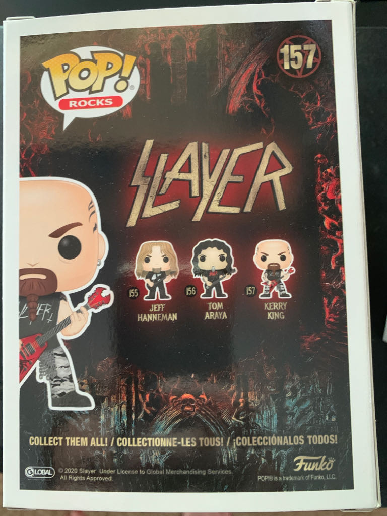Slayer - Kerry King - Musicians vinyl figure collectible [Barcode 889698453882] - Main Image 2