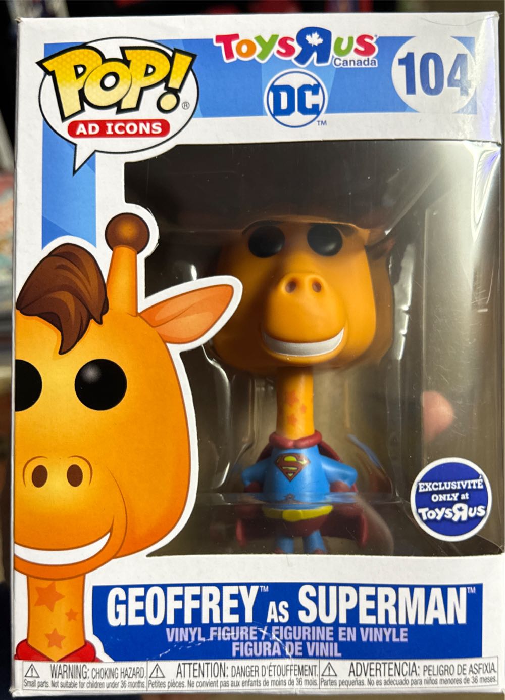 Funko Geoffrey As Superman - DC Universe vinyl figure collectible [Barcode 889698509190] - Main Image 2