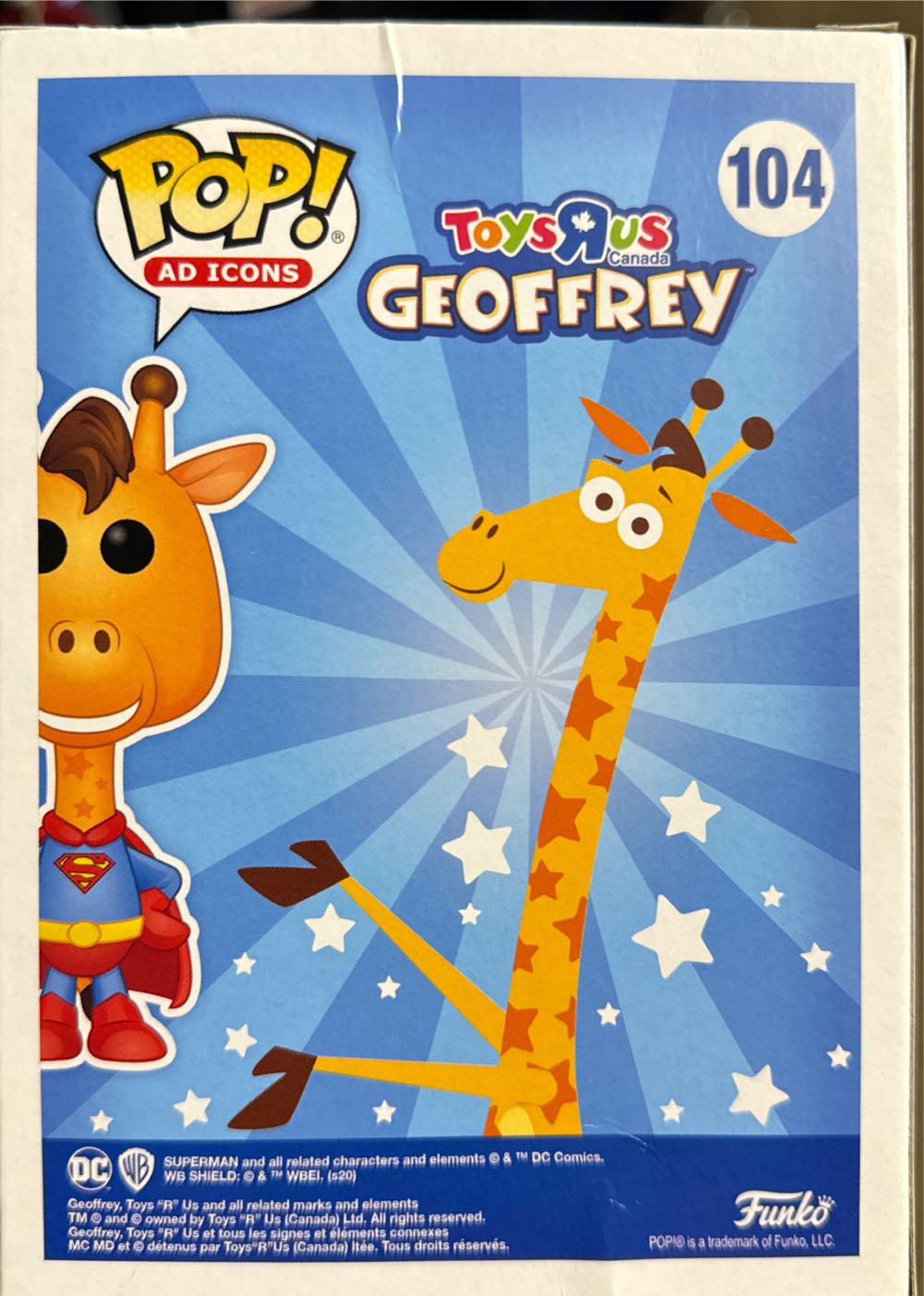 Funko Geoffrey As Superman - DC Universe vinyl figure collectible [Barcode 889698509190] - Main Image 3