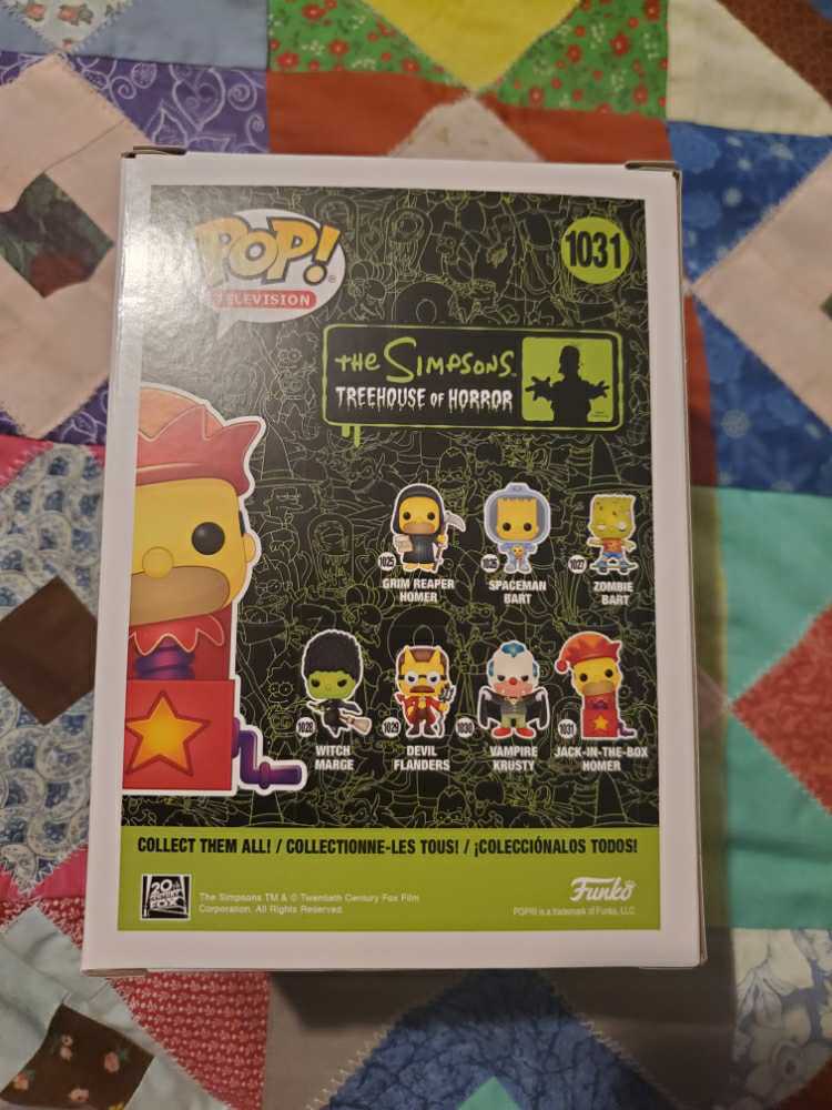 Jack-in-the-box Homer - The Simpsons vinyl figure collectible [Barcode 889698501453] - Main Image 2