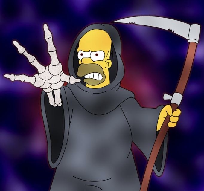 Homer Grim Reaper - The Simpsons vinyl figure collectible - Main Image 4