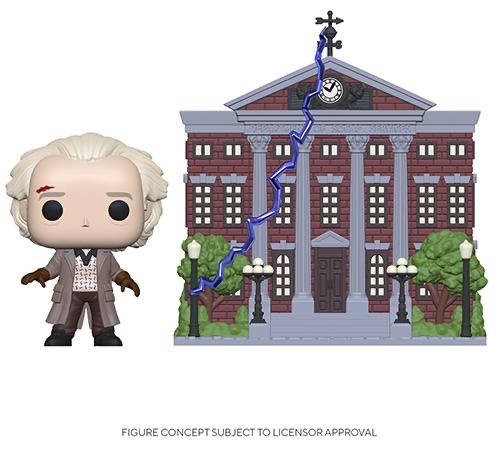 Doc With Clock Tower - Back to the Future vinyl figure collectible - Main Image 2