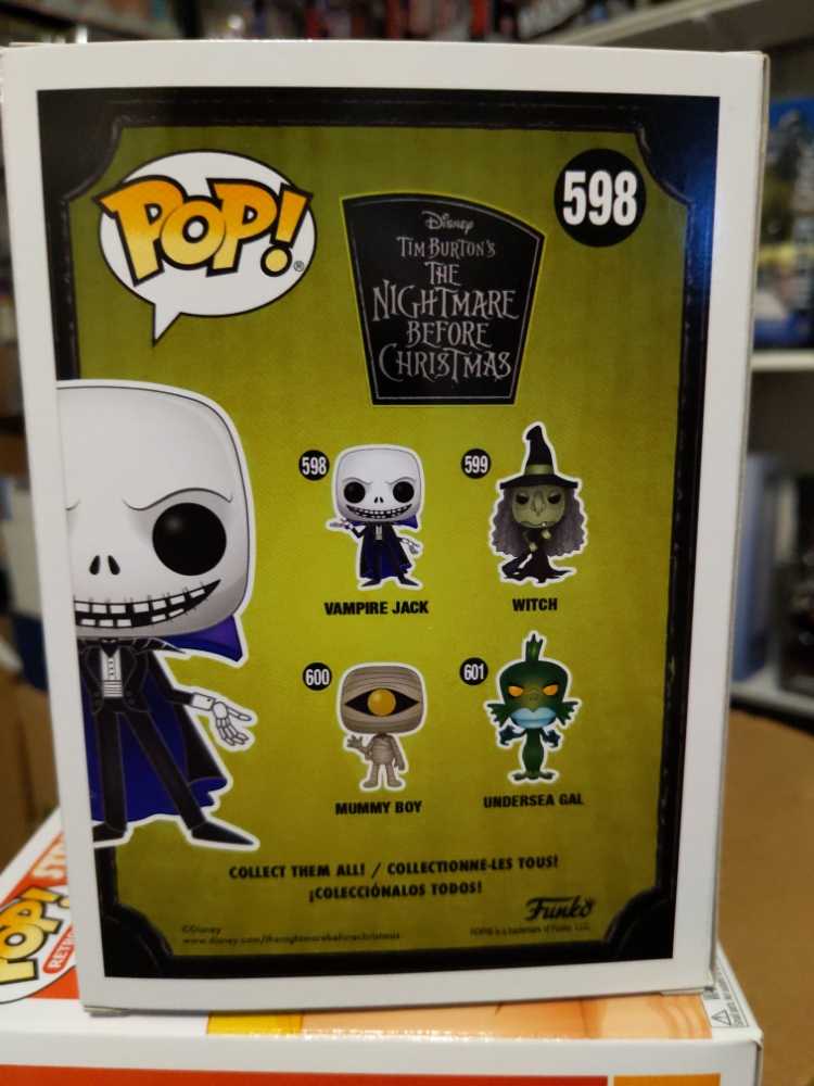 NBC-Vampire Jack - The Nightmare Before Christmas vinyl figure collectible [Barcode 889698503471] - Main Image 3