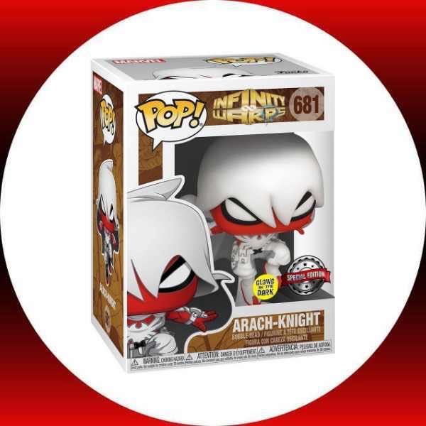 Arach-Knight Pop! 681 - Infinity Warps vinyl figure collectible [Barcode 889698371759] - Main Image 3