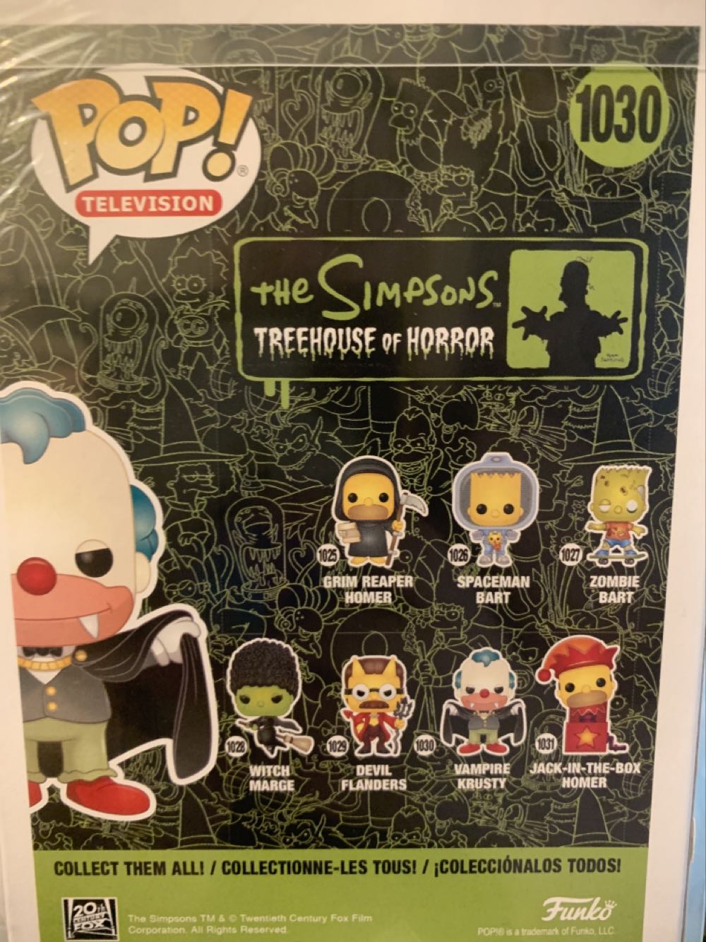 Vampire Krusty - The Simpsons vinyl figure collectible [Barcode 889698501439] - Main Image 2