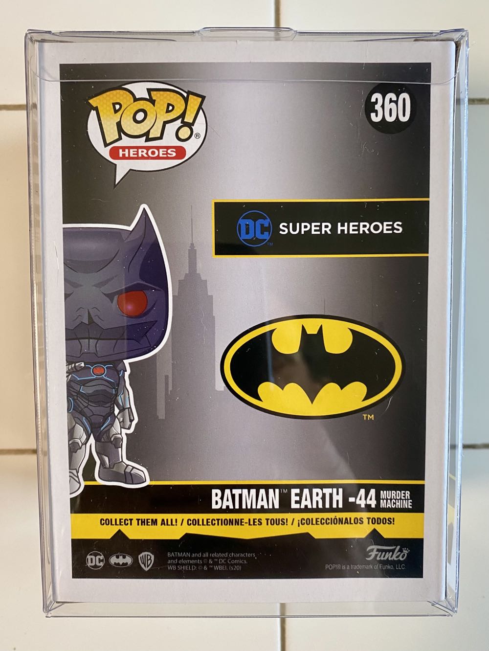 Funko Pop! Heroes Batman: Batman (Murder Machine) # 360 - Batman vinyl figure collectible [Barcode 889698363549] - Main Image 3