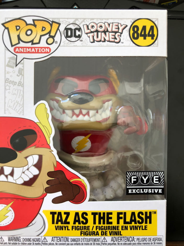 Taz As The Flash - Looney Tunes vinyl figure collectible [Barcode 889698425599] - Main Image 2