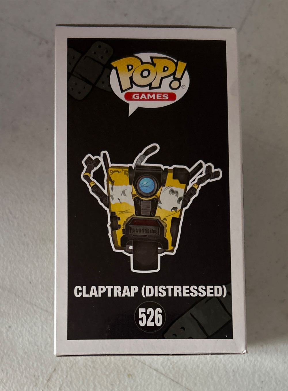 #526 Games: Borderlands 3: Claptrap (Distressed), #526 - Borderlands vinyl figure collectible [Barcode 889698442091] - Main Image 4