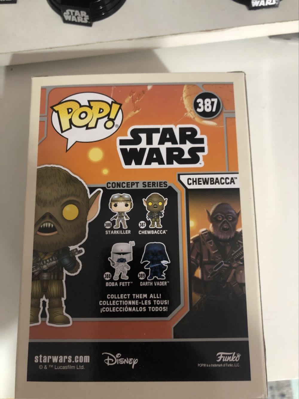 Chewbacca - Star Wars vinyl figure collectible [Barcode 889698493727] - Main Image 2