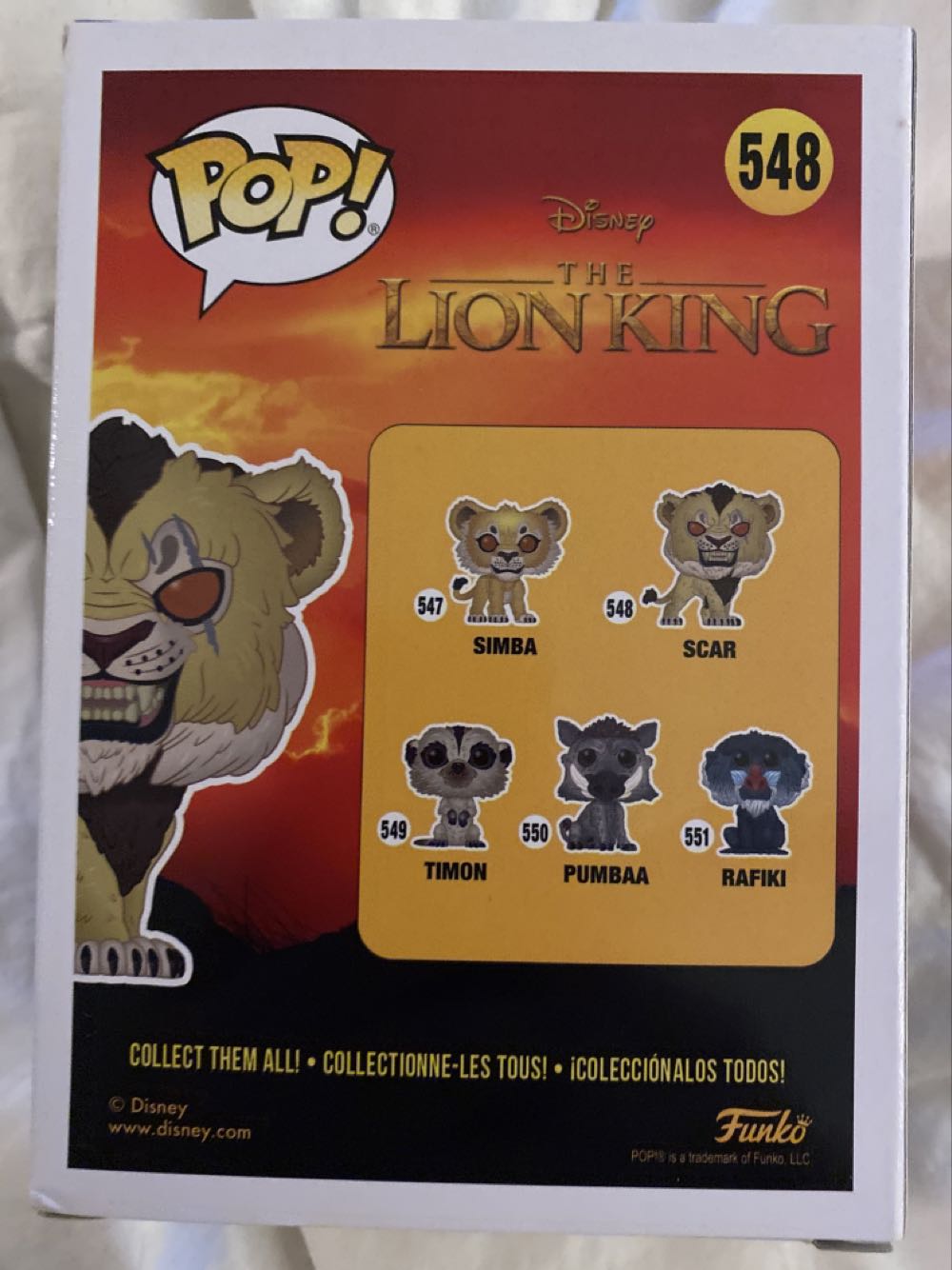 Scar - The Lion King vinyl figure collectible [Barcode 889698406970] - Main Image 2