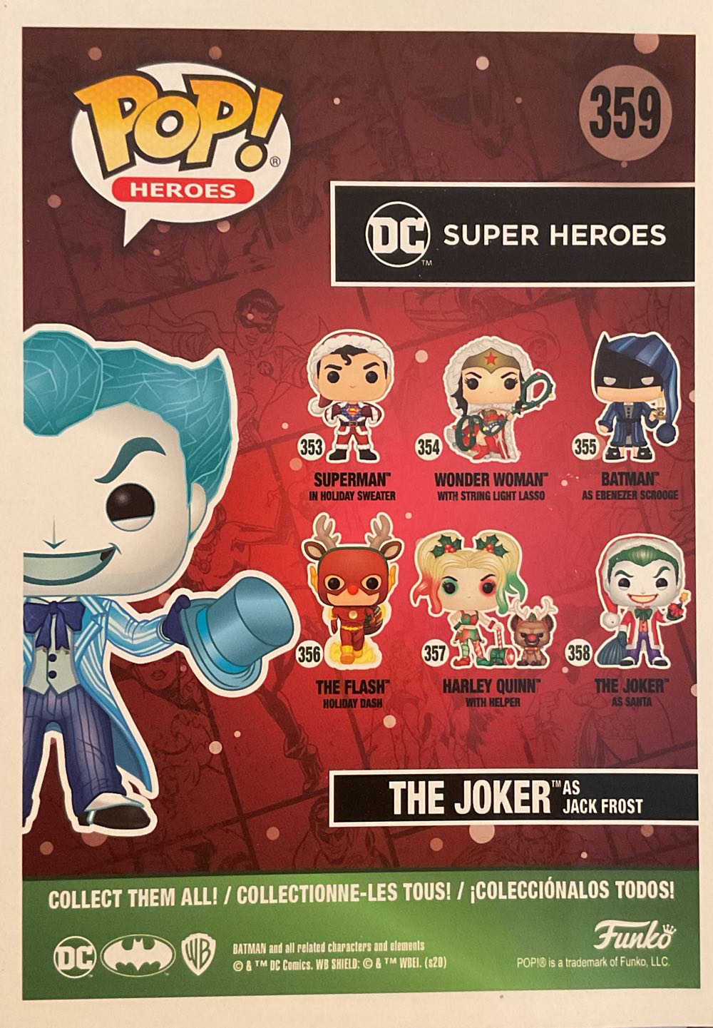 Joker (Jack Frost) - DC Universe vinyl figure collectible [Barcode 889698506557] - Main Image 3