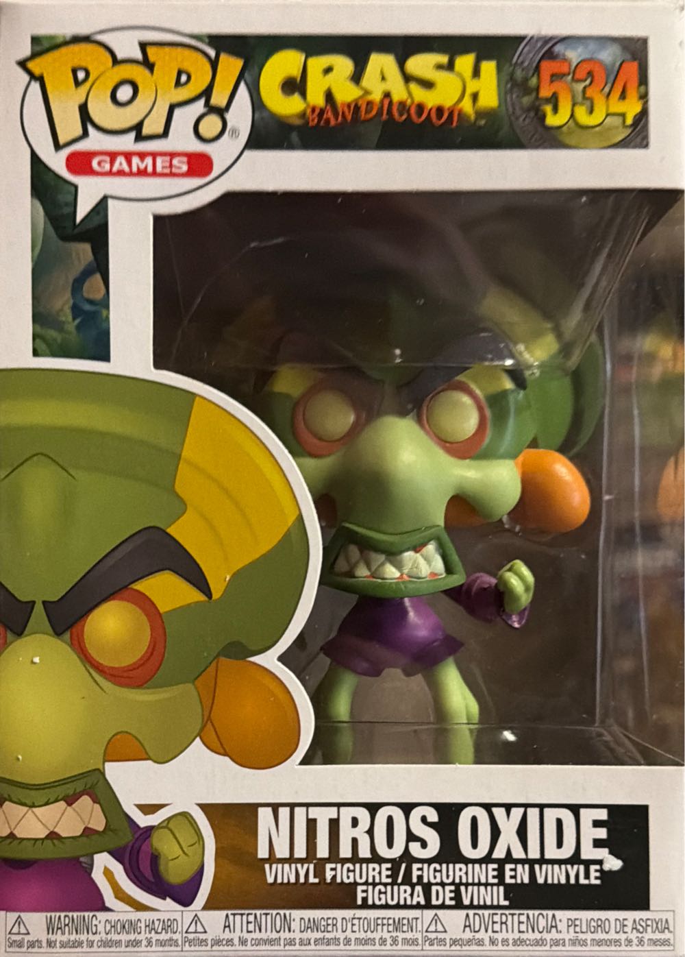 Crash Bandicoot -533- Nitros Oxide - Crash Bandicoot vinyl figure collectible [Barcode 889698433457] - Main Image 4