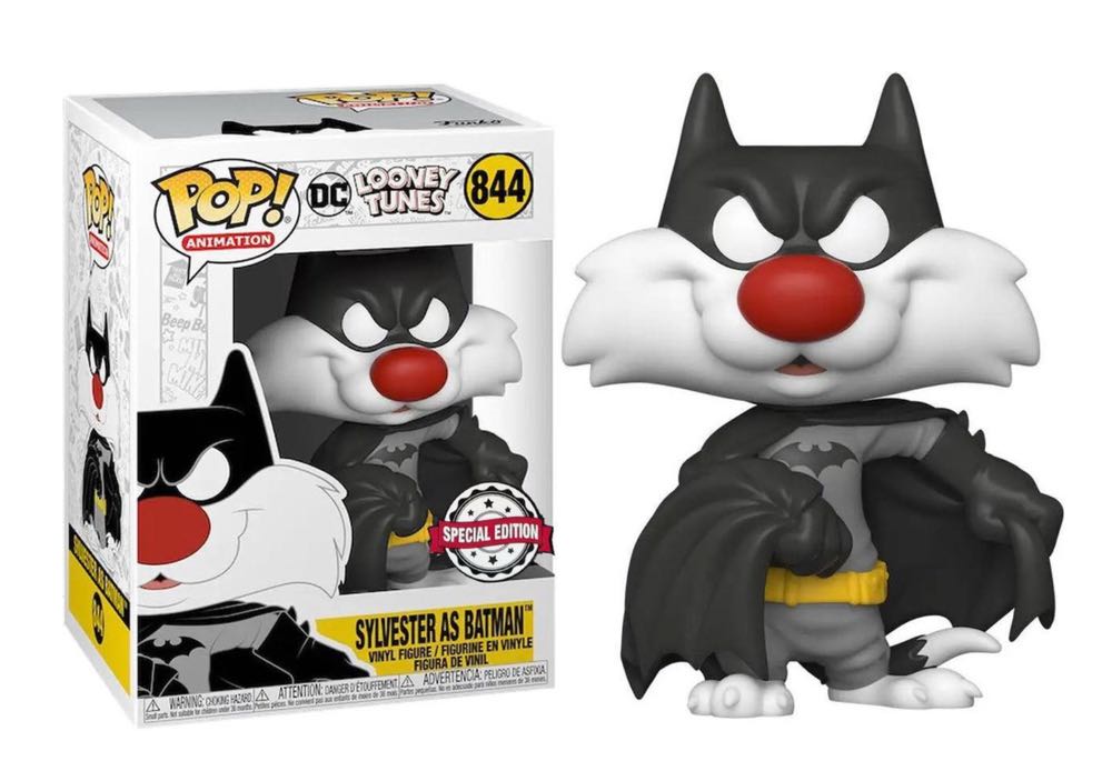 Sylvester as Batman - Looney Tunes vinyl figure collectible [Barcode 889698367134] - Main Image 3
