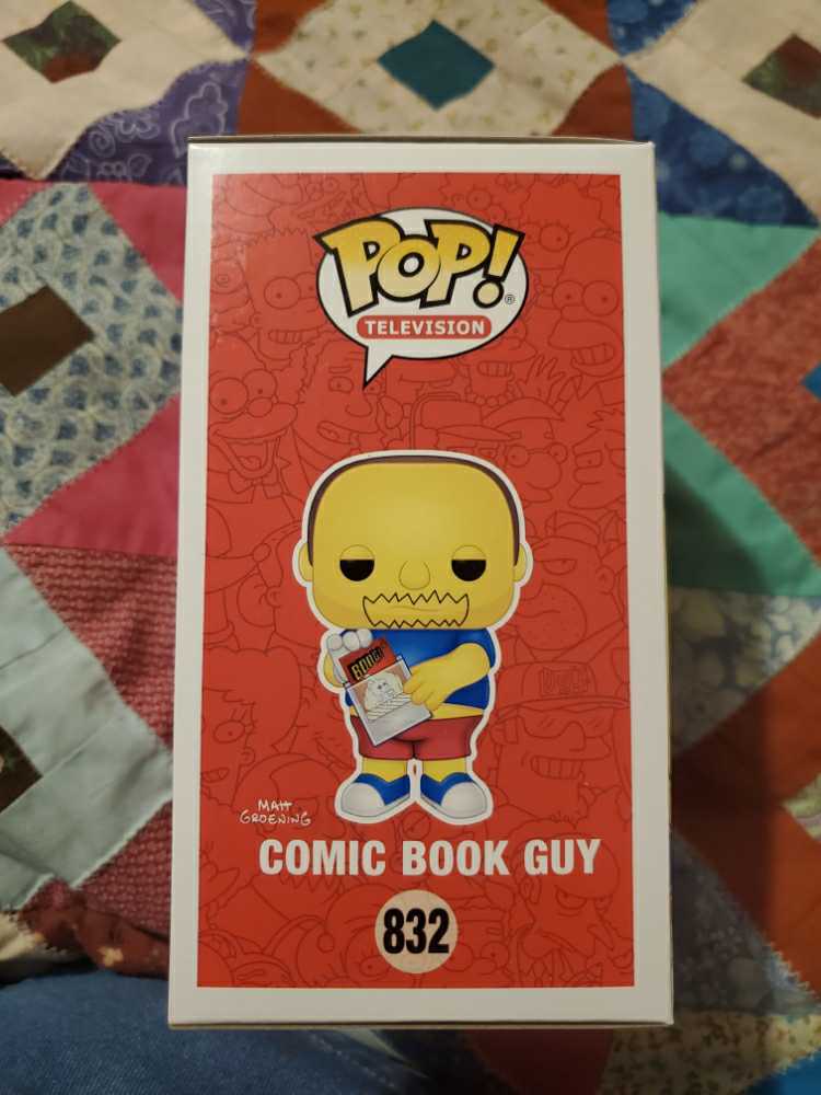 Simpsons 832 - Comic Book Guy - The Simpsons vinyl figure collectible [Barcode 889698485739] - Main Image 3