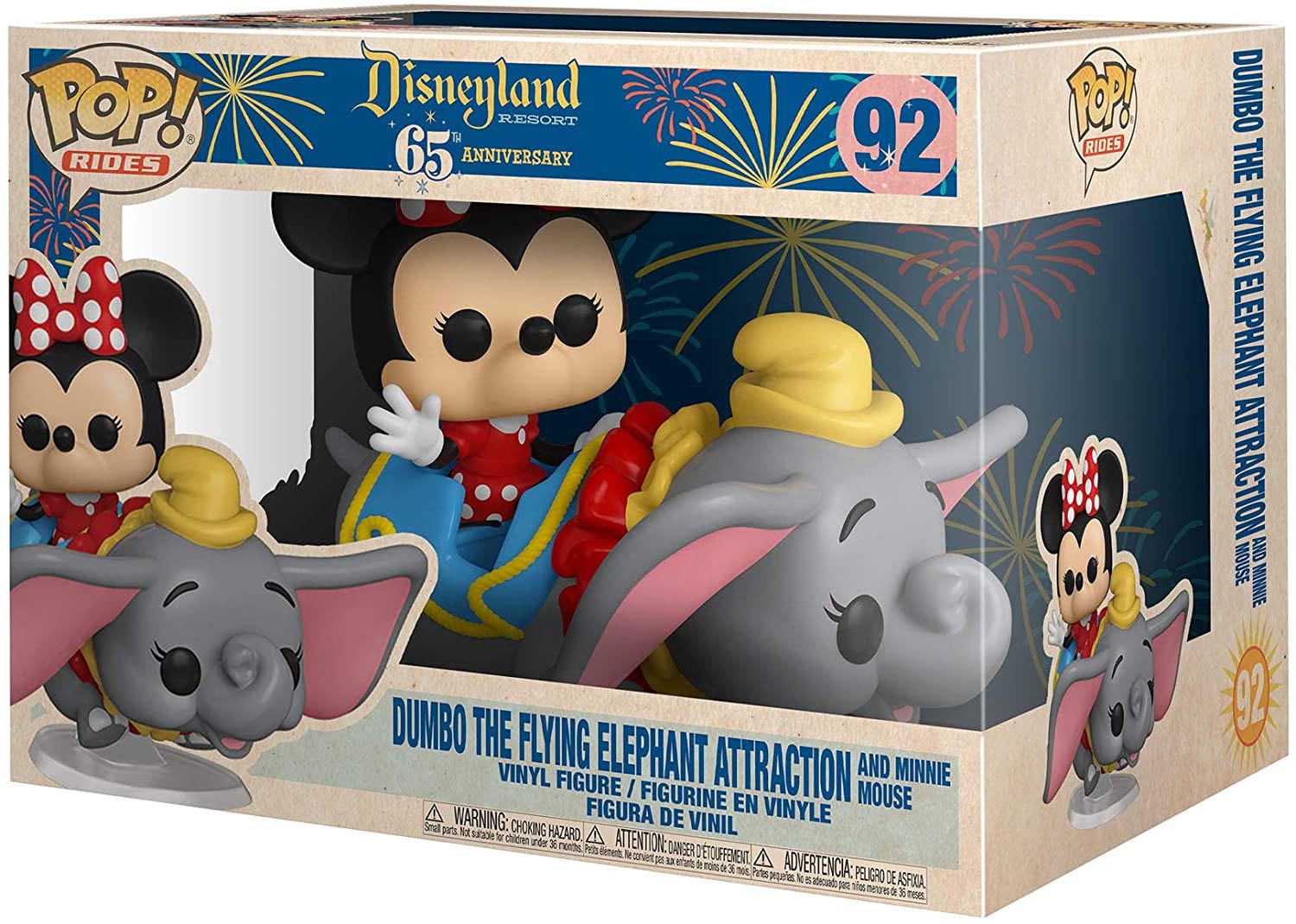 Dumbo The Flying Elephant Attraction And Minnie Mouse - Disney Parks vinyl figure collectible [Barcode 889698505703] - Main Image 2