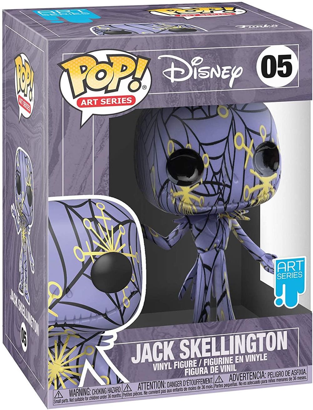 Funko Pop! Art Series Disney: Jack Skellington # 05 - The Nightmare Before Christmas vinyl figure collectible [Barcode 889698493000] - Main Image 4