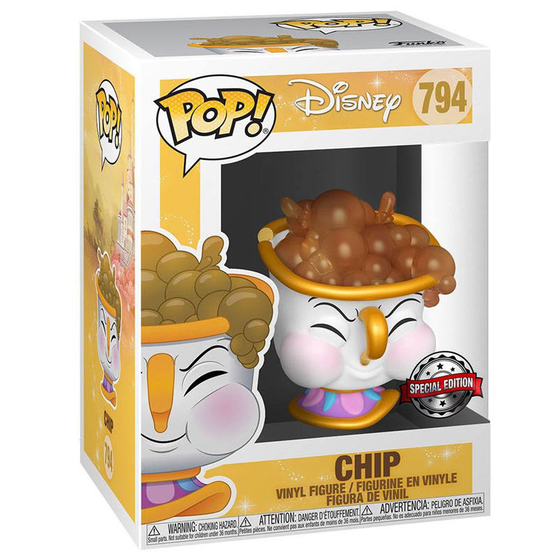Chip - Beauty and the Beast vinyl figure collectible [Barcode 889698365130] - Main Image 3