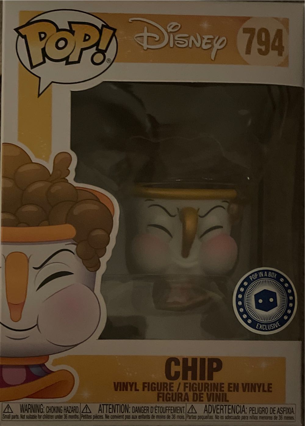 Chip - Beauty and the Beast vinyl figure collectible [Barcode 889698365130] - Main Image 4