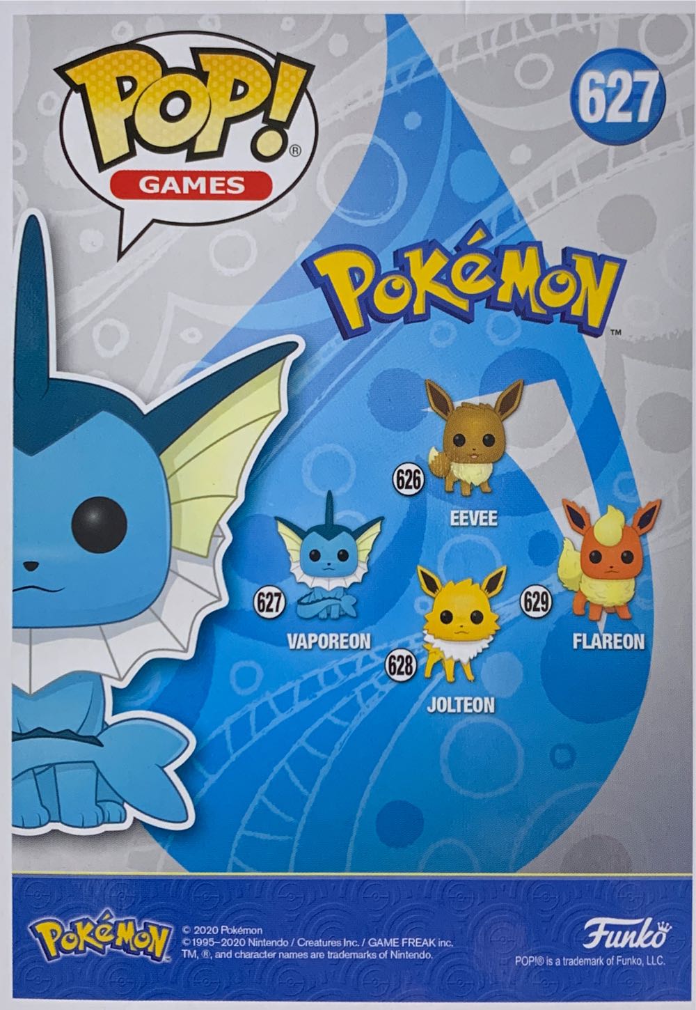 Vaporeon - Pokémon vinyl figure collectible [Barcode 889698505451] - Main Image 2