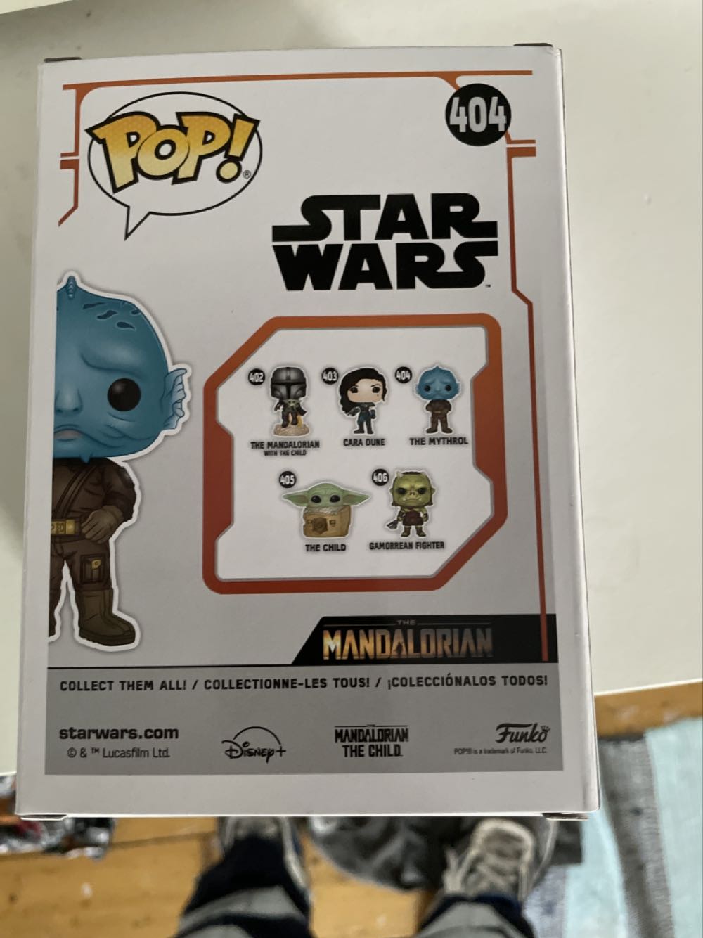 404 Mythrol, The - Star Wars: The Mandalorian vinyl figure collectible [Barcode 889698509602] - Main Image 2