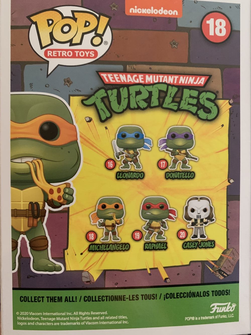 Michelangelo - Teenage Mutant Ninja Turtles vinyl figure collectible [Barcode 13840195] - Main Image 2