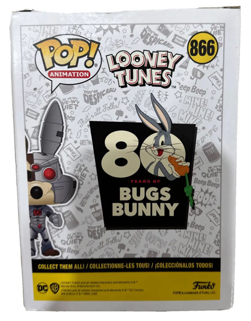Wile E. Coyote as Cyborg #866 - Looney Tunes vinyl figure collectible [Barcode 889698381529] - Main Image 4