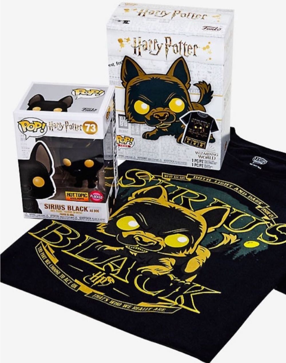 Sirius Black (Flocked Dog) - Harry Potter vinyl figure collectible [Barcode 889698355155] - Main Image 3