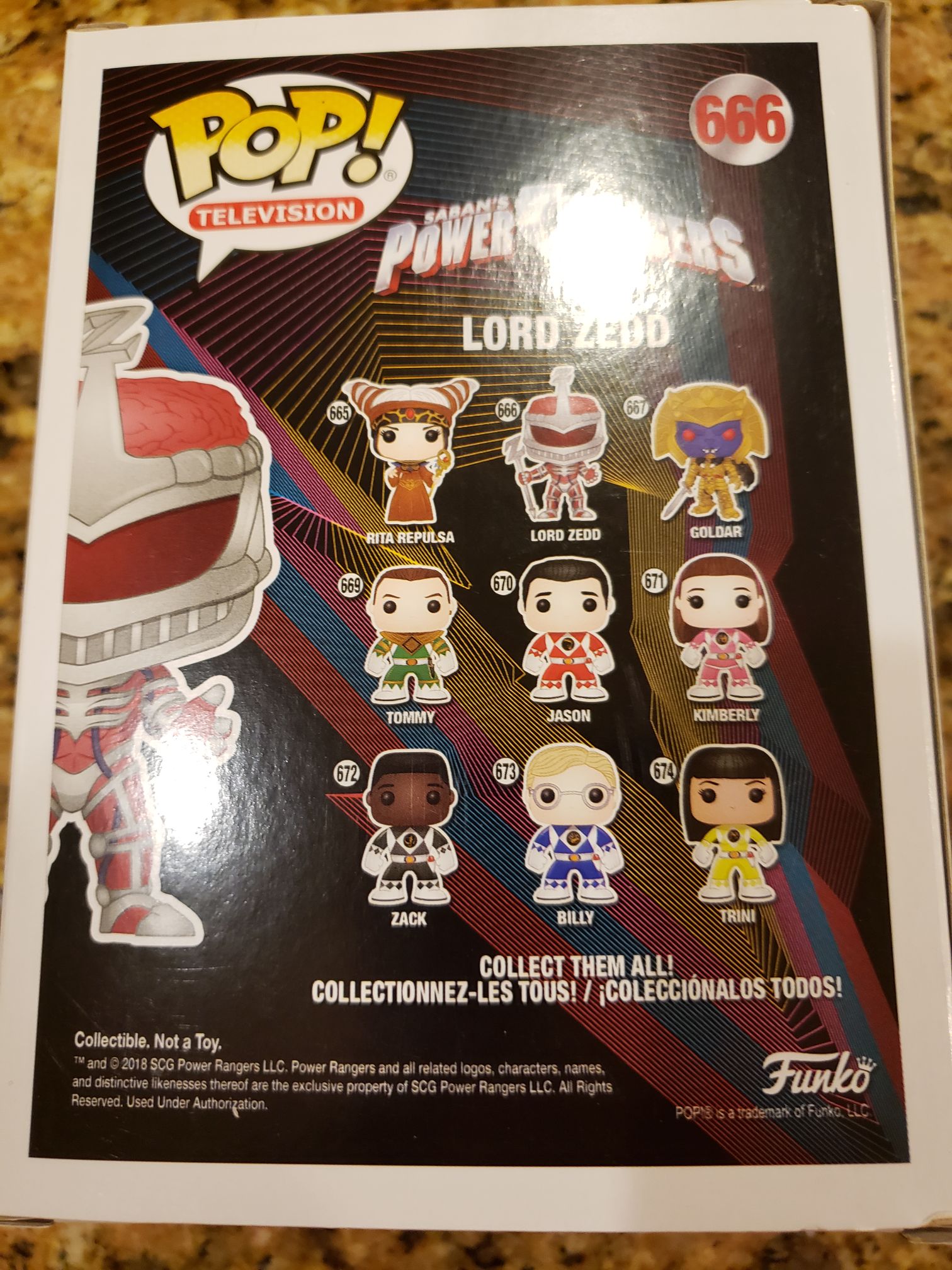 Lord Zed - Mighty Morphin Power Rangers vinyl figure collectible - Main Image 2