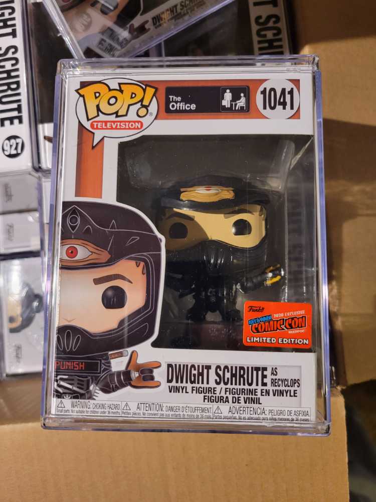 Office:  1041 Dwight Schrute (as Recyclops) - Funko vinyl figure collectible [Barcode 889698359528] - Main Image 2