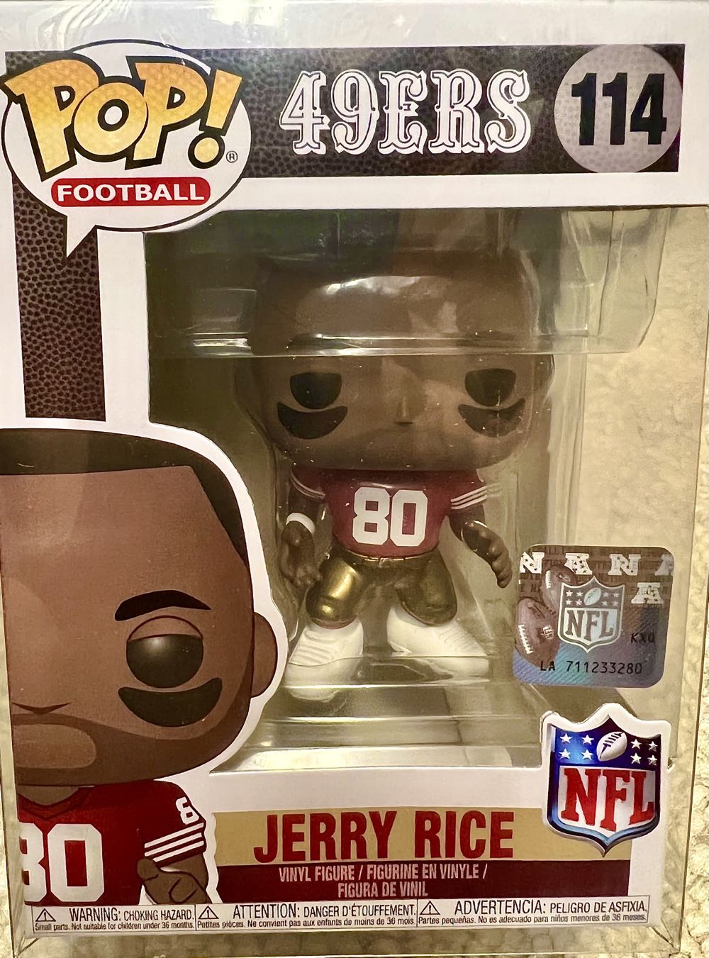 Jerry Rice - NFL vinyl figure collectible [Barcode 889698333078] - Main Image 2