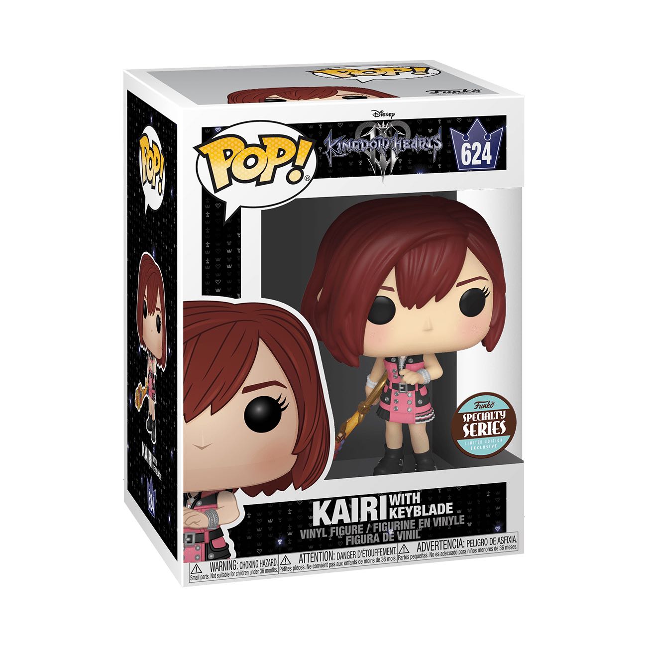 Kairi (with Keyblade) - Kingdom Hearts vinyl figure collectible [Barcode 889698399432] - Main Image 2