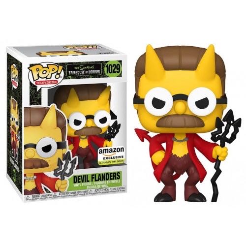 Devil Flanders (GiTD) - The Simpsons vinyl figure collectible [Barcode 889698513999] - Main Image 3