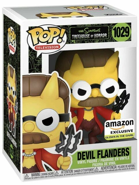 Devil Flanders (GiTD) - The Simpsons vinyl figure collectible [Barcode 889698513999] - Main Image 4