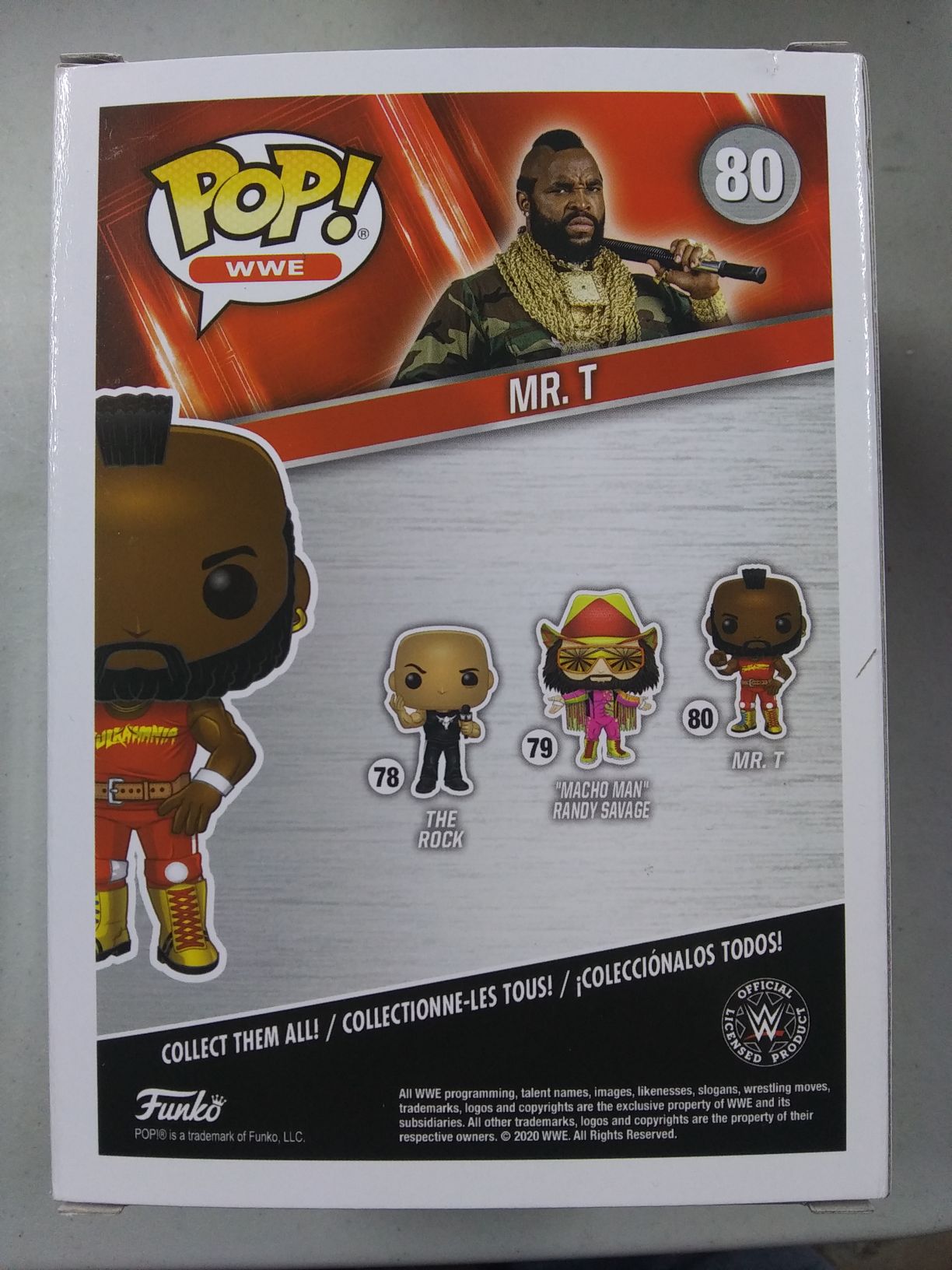 WWE -80- Mr. T - WWE vinyl figure collectible [Barcode 889698492669] - Main Image 2
