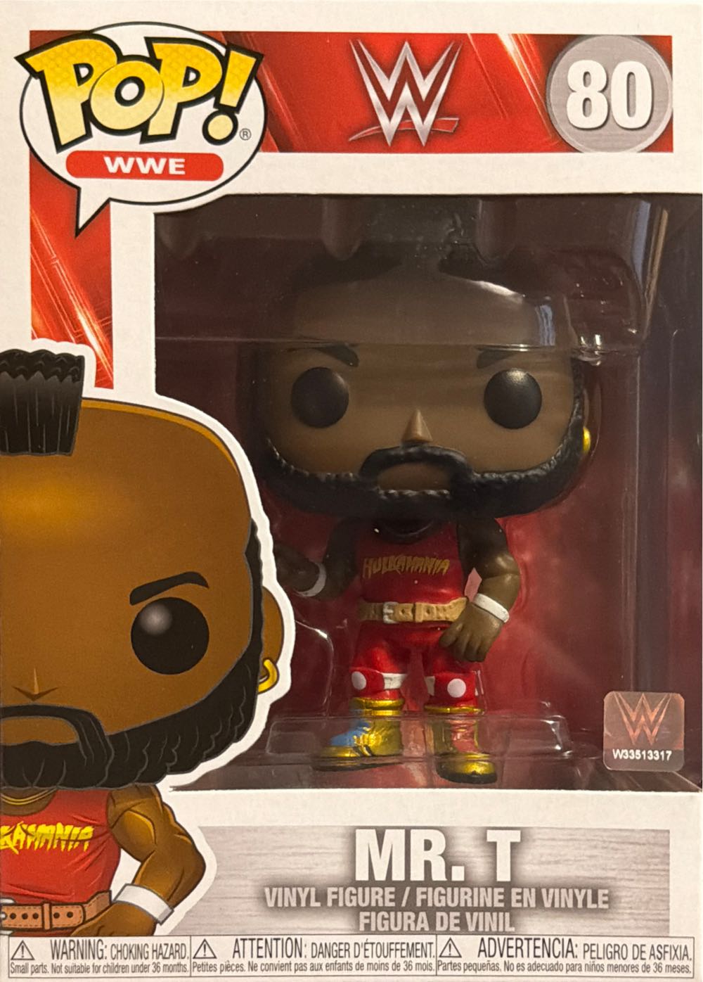 WWE -80- Mr. T - WWE vinyl figure collectible [Barcode 889698492669] - Main Image 4