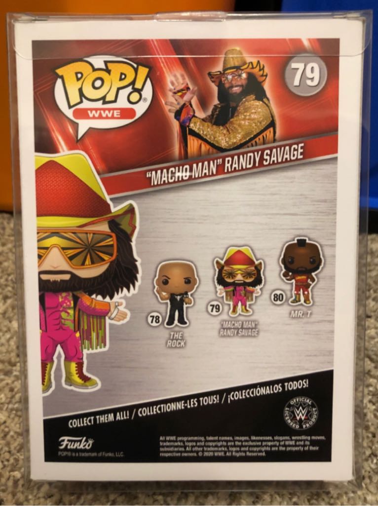 "Macho Man” Randy Savage - WWE vinyl figure collectible [Barcode 889698492645] - Main Image 2
